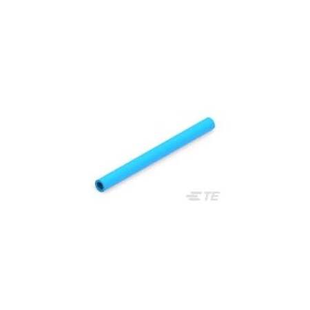 Te Connectivity Butt Splice Wire Connector, 14 AWG Max, Blue, Nylon Insulation, 600 V 603503-2